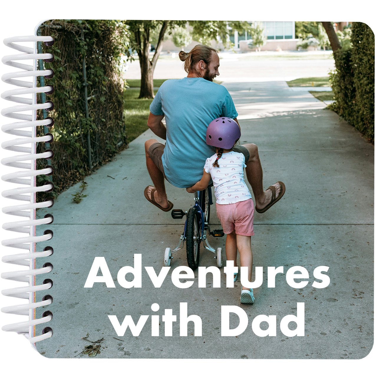 Adventures with Dad Board Book — personalized photo board book cover